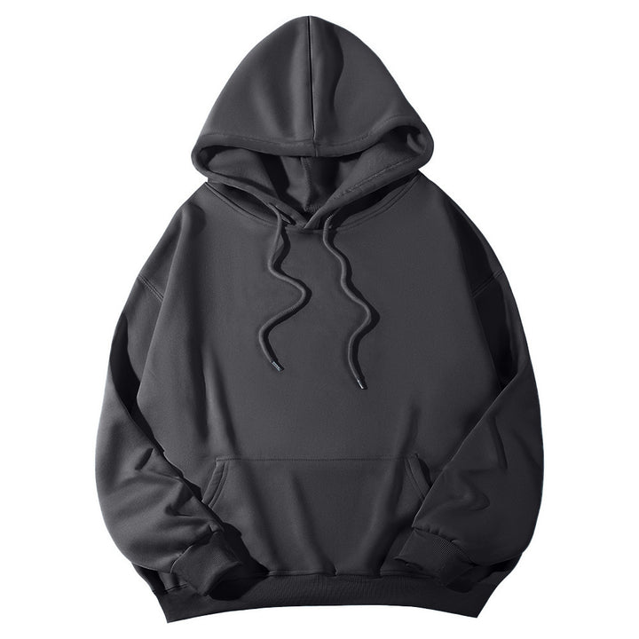 Unisex Oversize Fleece Hoodie with dropped shoulder, kangaroo pocket and wide ribbed hem Mune Fashion