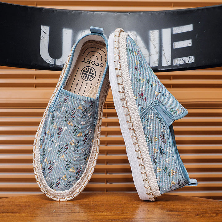Women's Fashion Slip-On Shoes with Colorful Pattern