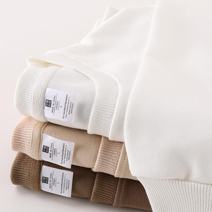 Unisex Oversize Round Neck Sweatshirt made of cotton blend with ribbed cuffs Mune Fashion