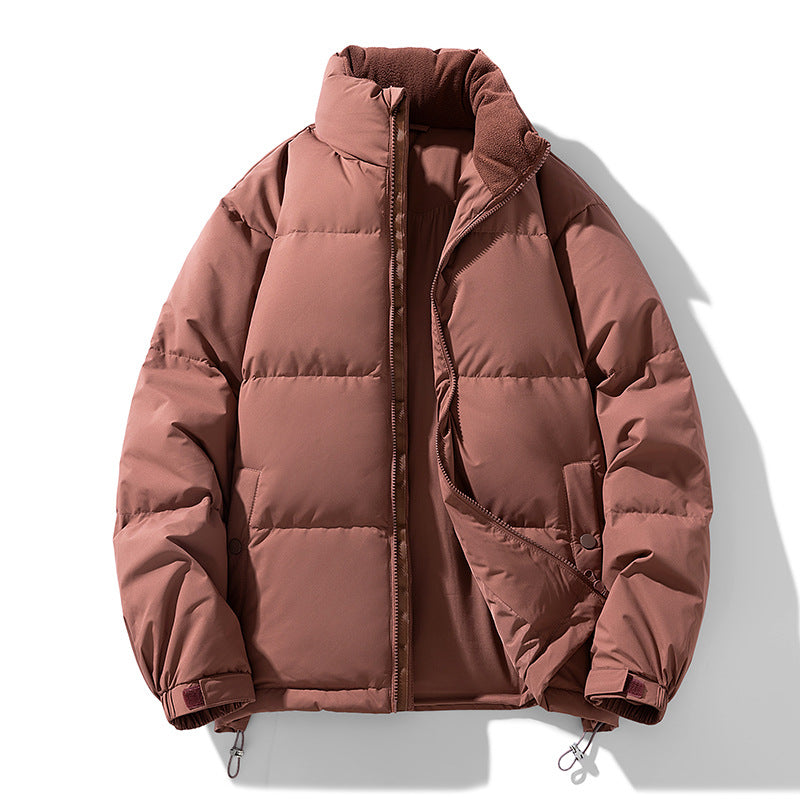 Damen Wattierte Steppjacke mit hohem Kragen und Teddyfutter Mune Fashion