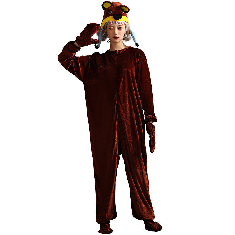 Women Animal Costume made of soft fleece fabric Mune Fashion
