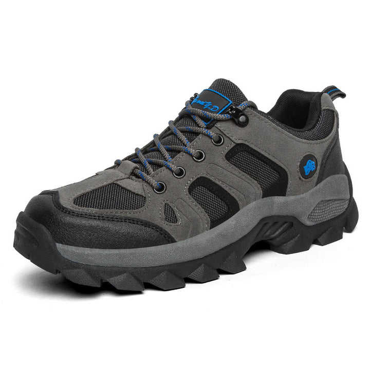 Men's robust trekking shoe with reinforced toe cap and slip-resistant tread sole Mune Fashion