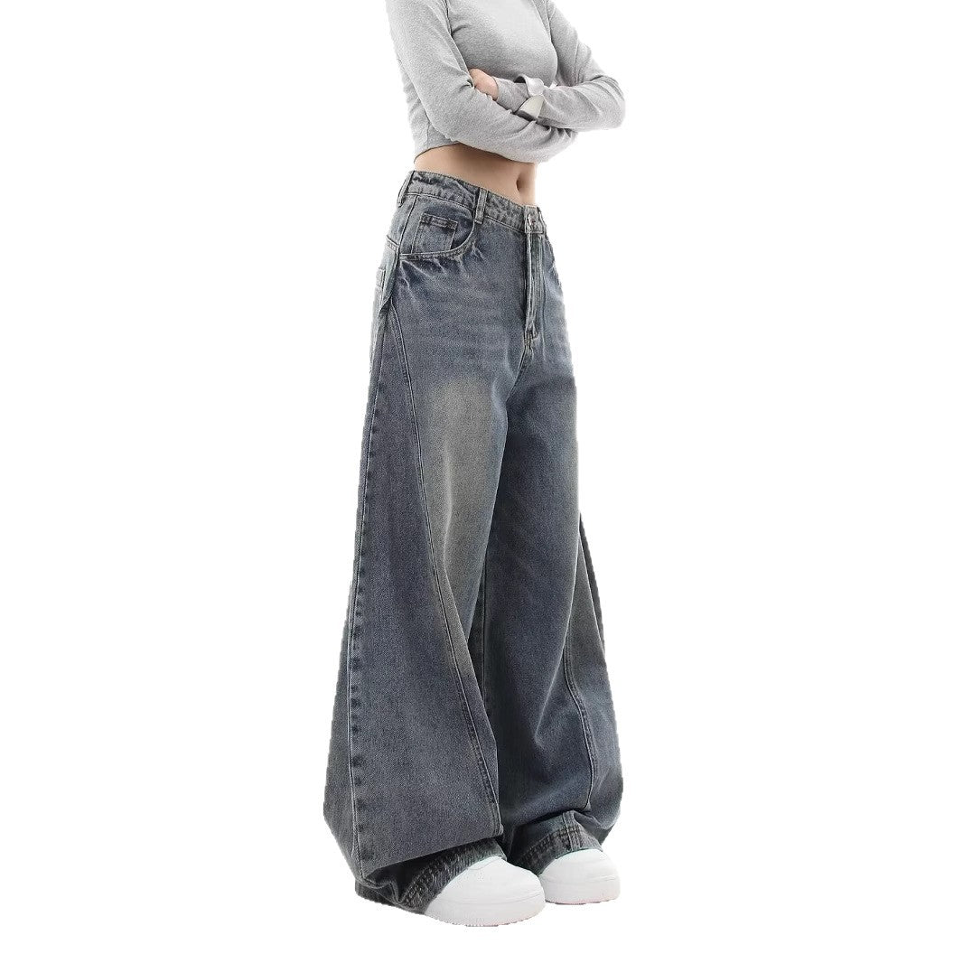 Women's Wide-Cut Mom Jeans Mune Fashion
