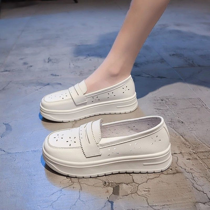 Women's Comfortable Slip-On Sneakers with Breathable Surface Texture Mune Fashion