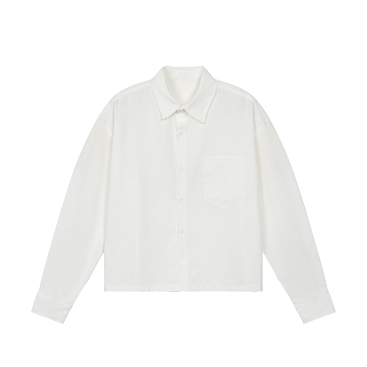 Men's Oversize Shirt with Chest Pocket and Boxy Cut Mune Fashion