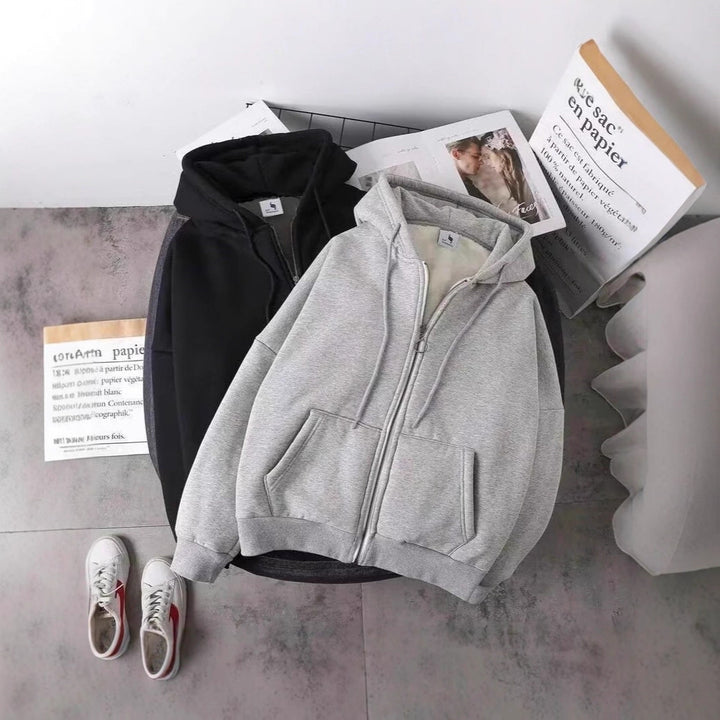 Unisex hoodie jacket with zipper Mune Fashion