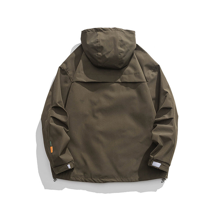Unisex Oversize-Utility-Jacket with Hood, multifunctional flap pockets and drawstring Mune Fashion