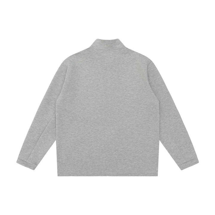 Unisex Minimalistic Short Jacket with Stand-Up Collar and Functional Zipper Pockets Mune Fashion
