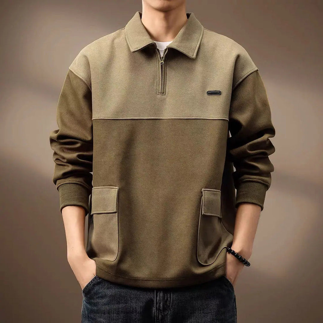 Men's Stylish Sweatshirt with Zipper