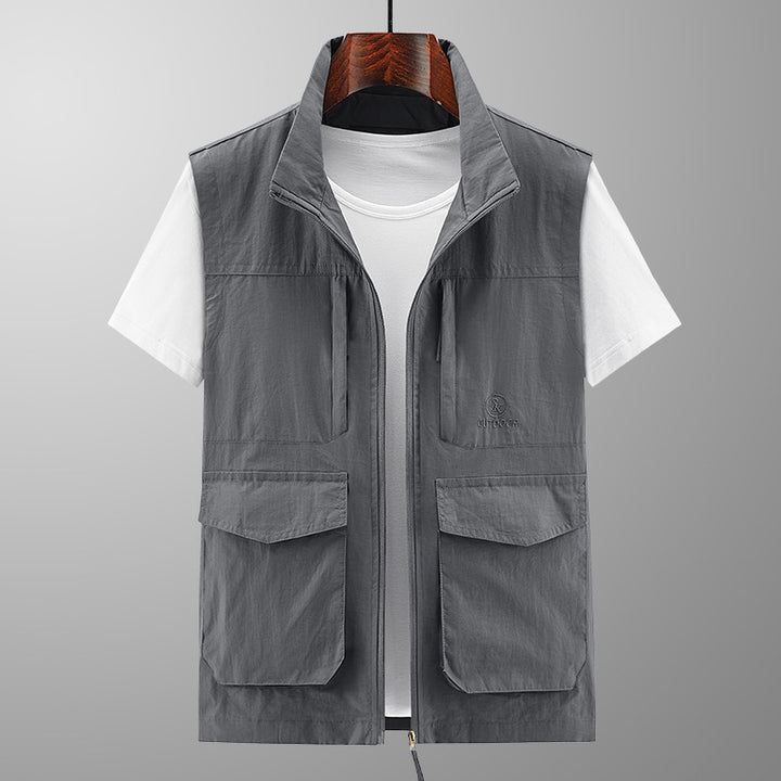 Men's Multifunctional Outdoor Vest with Practical Pockets Mune Fashion