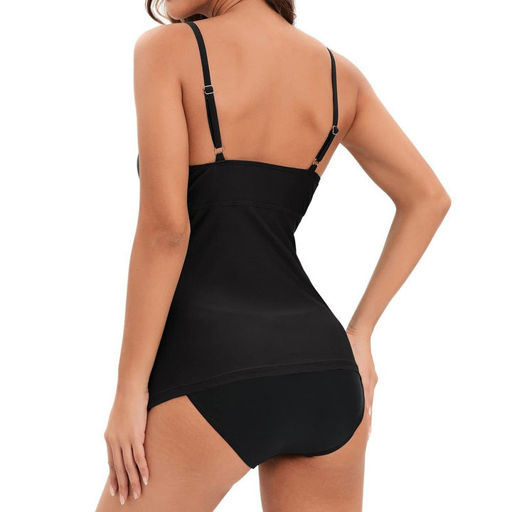 Damen Tankini-Set mit legerem Wickeldesign und stilvollen Rüschen Echo Archiv