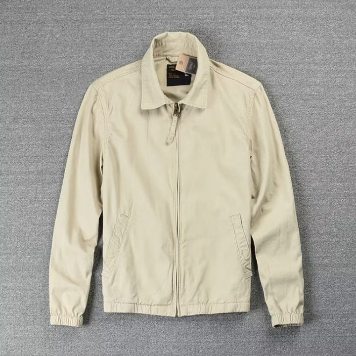 Men's Light Leisure Jacket with Elastic Cuff Mune Fashion