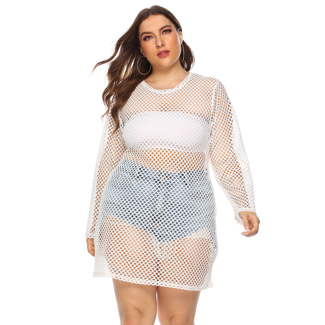 Ladies net striped dress Mune Fashion