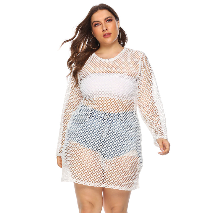 Ladies net striped dress Mune Fashion