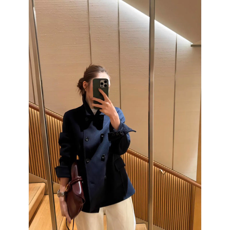 Women Stylish Double-breasted Blazer Mune Fashion