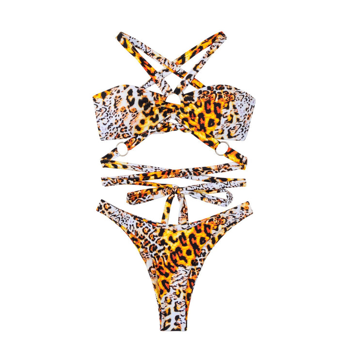 Ladies Bandeau Bikini with trendy cut and ring details Mune Fashion