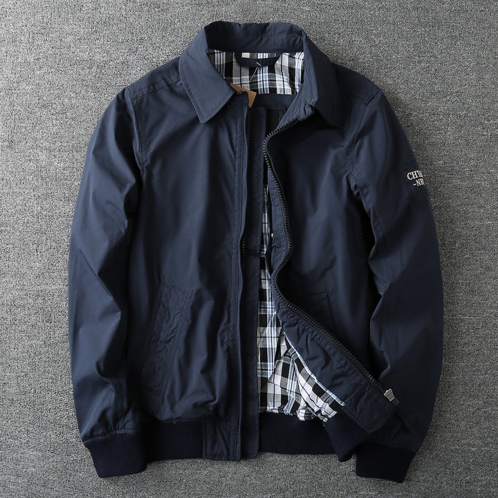 Men's Fashionable Transitional Jacket with Modern Accents Mune Fashion