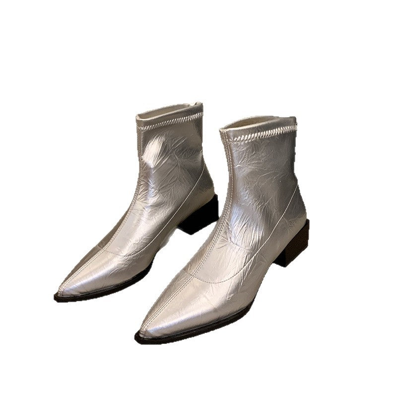 Ladies Fashionable and Elegant Ankle Boots Mune Fashion