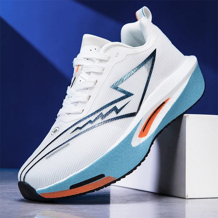 Unisex lightweight performance running shoe with cushioned platform sole and breathable mesh Mune Fashion