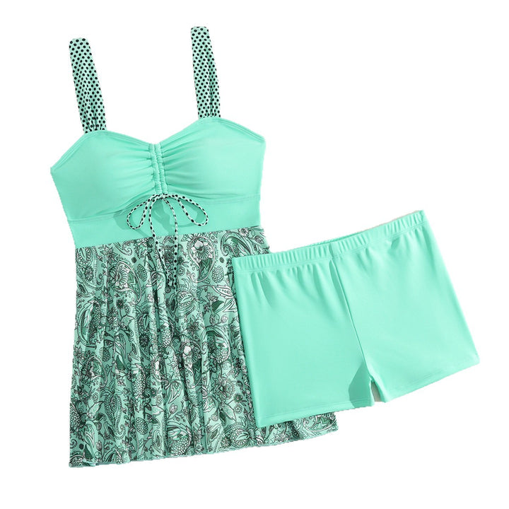 Women’s swimsuit set with feminine skirt and adjustable straps Mune Fashion