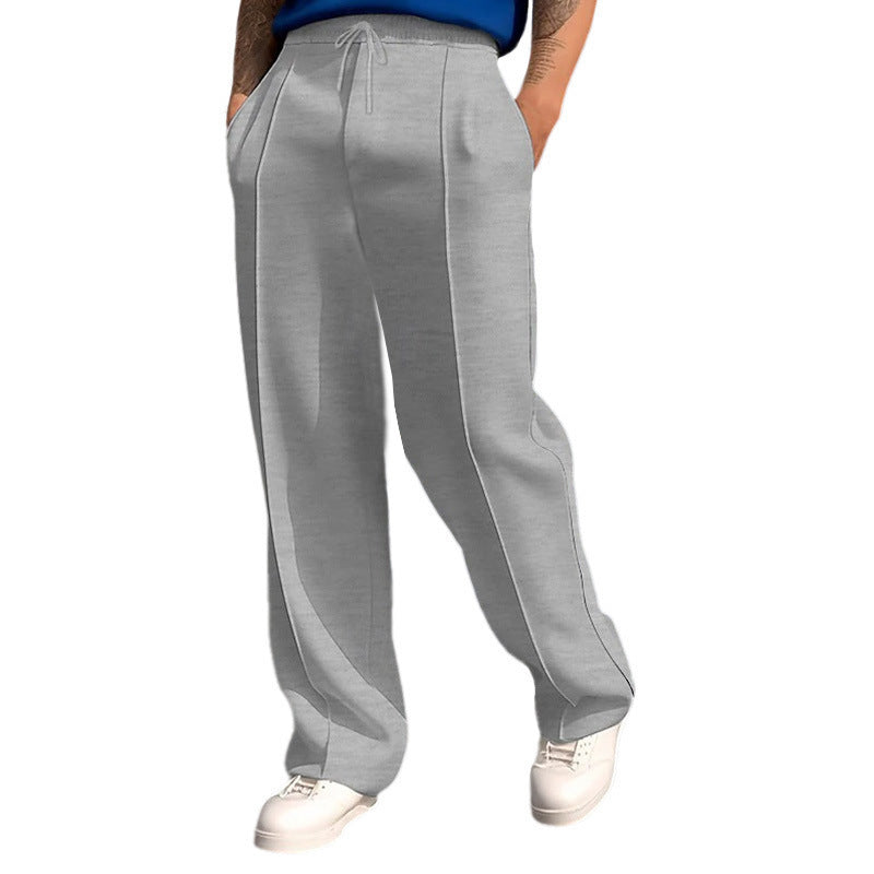 Men's Sporty Relaxed Fit Jogging Pants with Elastic Waistband and Side Pockets Mune