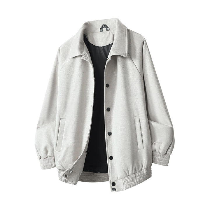 Men's stylish transitional jacket with practical snap button closure Mune Fashion