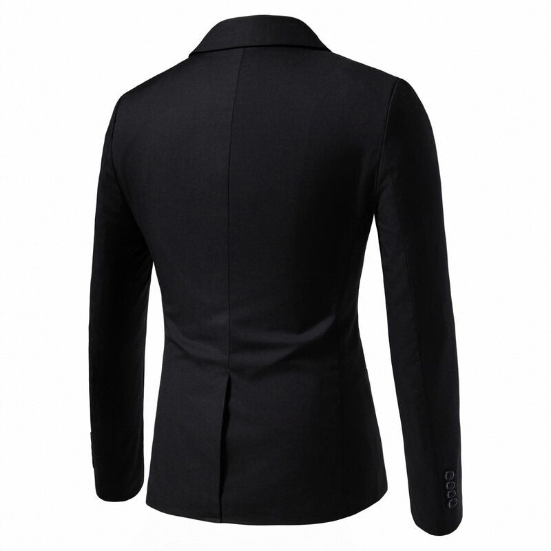 Men's Tailored Single-Button Blazer made of lightweight Cotton-Linen Blend Mune Fashion