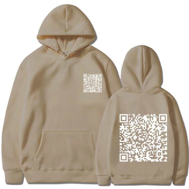 Women's Sporty Hoodie with QR Code Mune Fashion