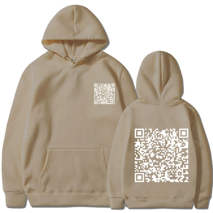 Women's Sporty Hoodie with QR Code Mune Fashion
