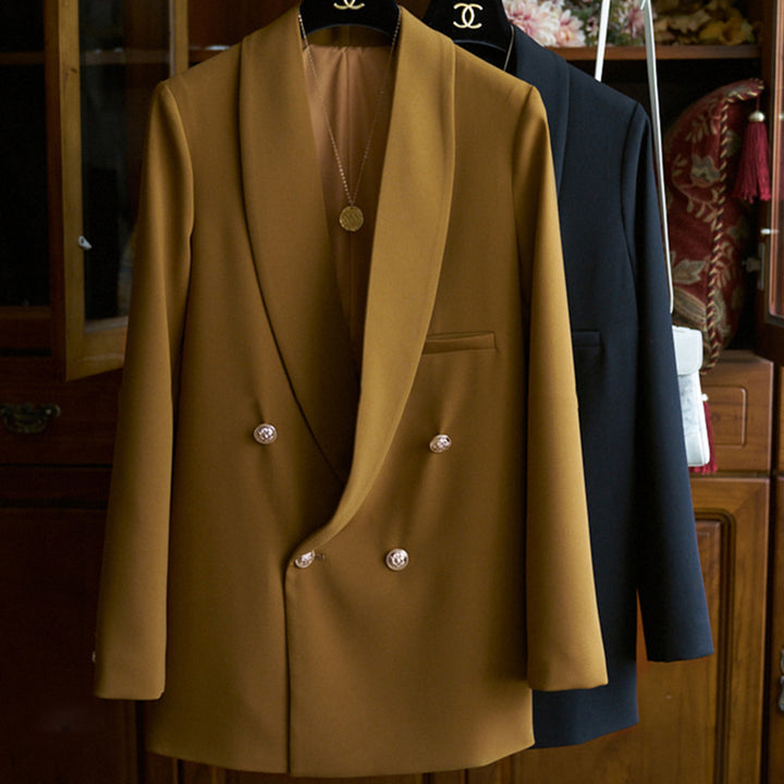 Women Elegant Double-breasted Blazer Mune Fashion 1789268861