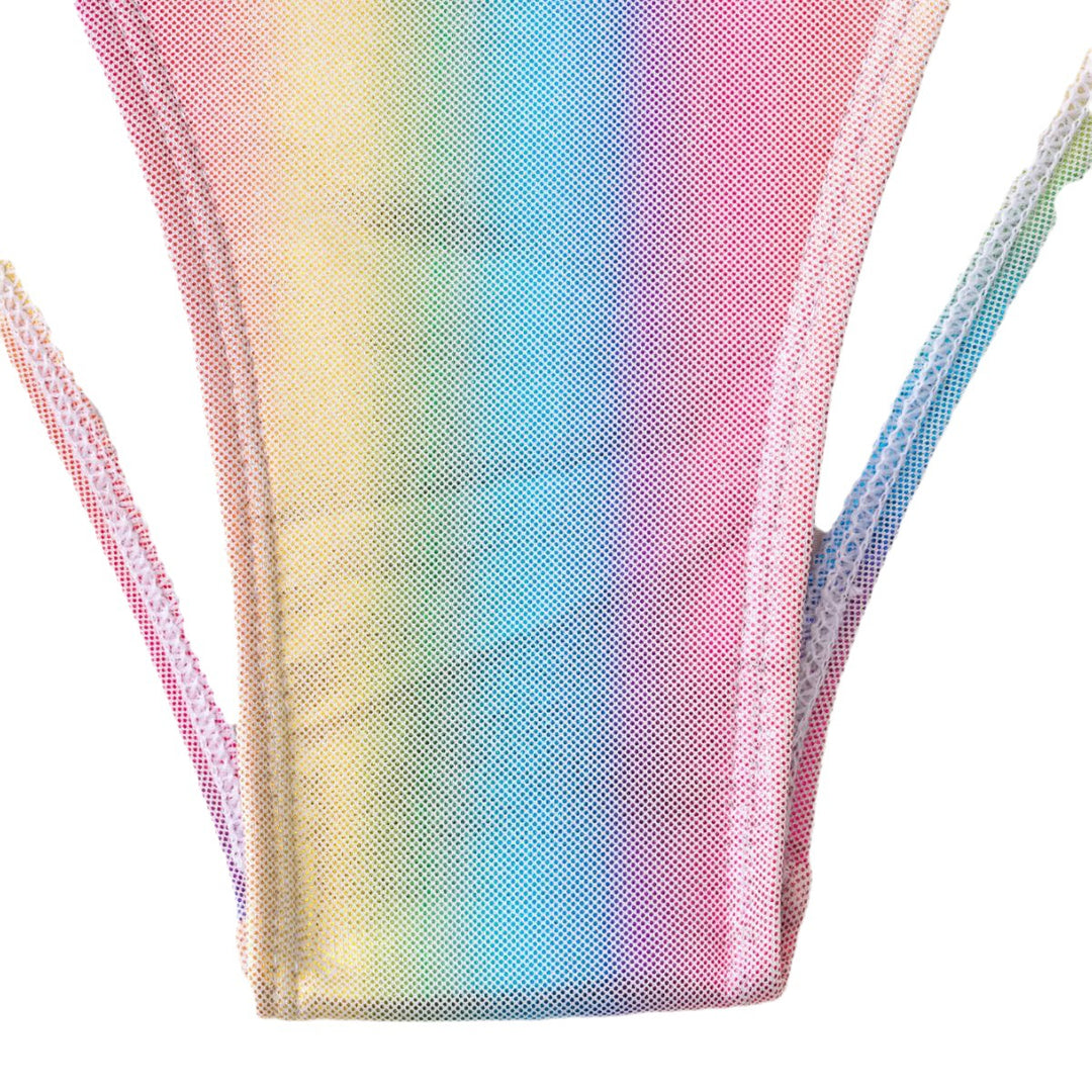 Women High Collar One-Piece Swimsuit with Gloss Finish Mune Fashion