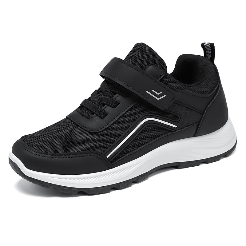 Ladies' nano comfort everyday sneakers with Velcro strap, padded shaft and shock-absorbing lightweight sole Mune Fashion