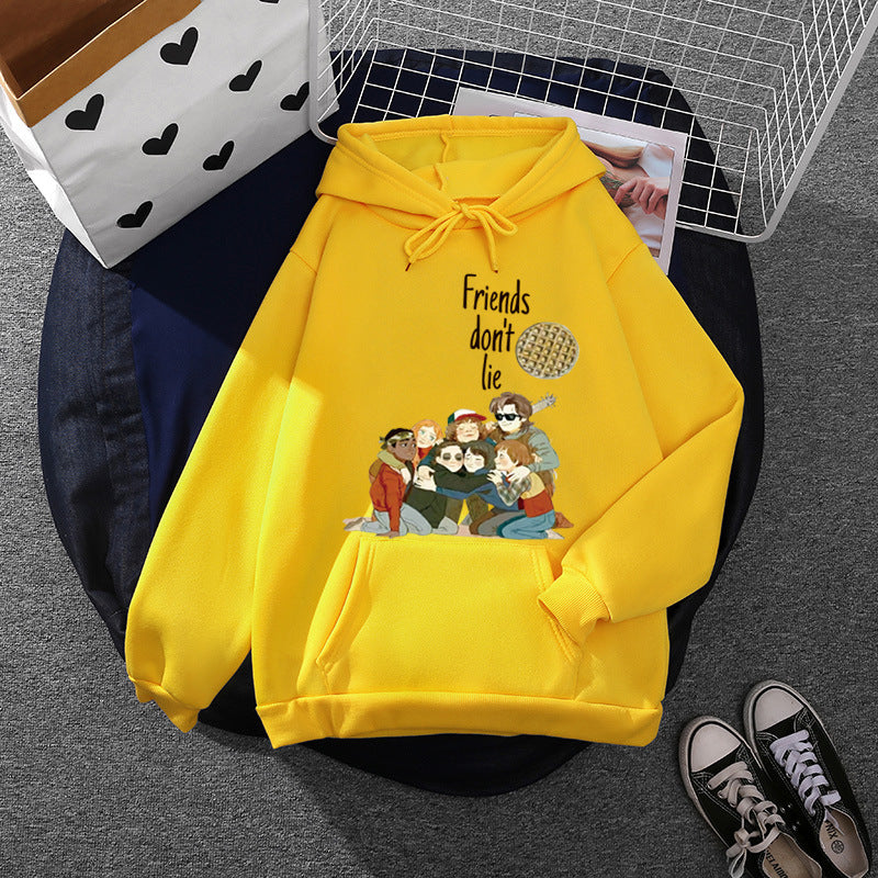 Women's statement hoodie in oversized fit with soft fleece lining and kangaroo pocket Mune Fashion