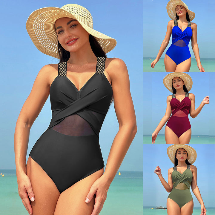Women Elegant Swimsuit with Refined Cut-Outs and Adjustable Straps Mune Fashion