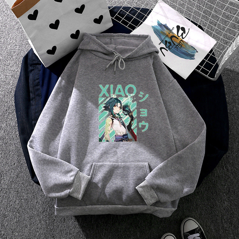 Women’s soft oversized hoodie with kawaii mushroom frog print, kangaroo pocket, and ribbed cuffs Mune Fashion