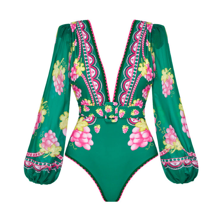 Women Stylish Elegant Swimsuit and Skirt Set Mune Fashion