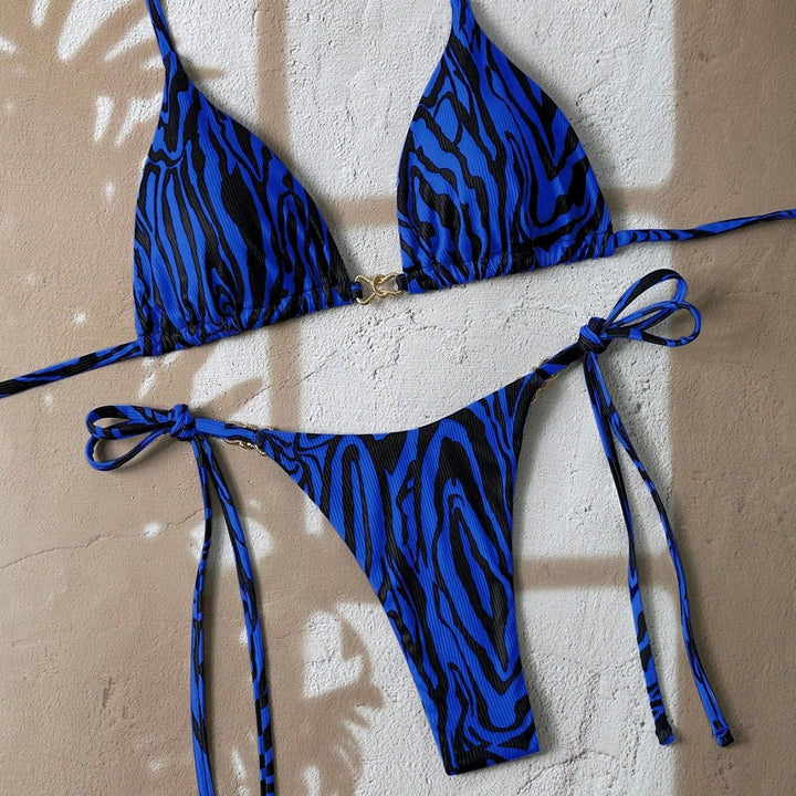Ladies Triangle Bikini with exciting leopard pattern Mune Fashion