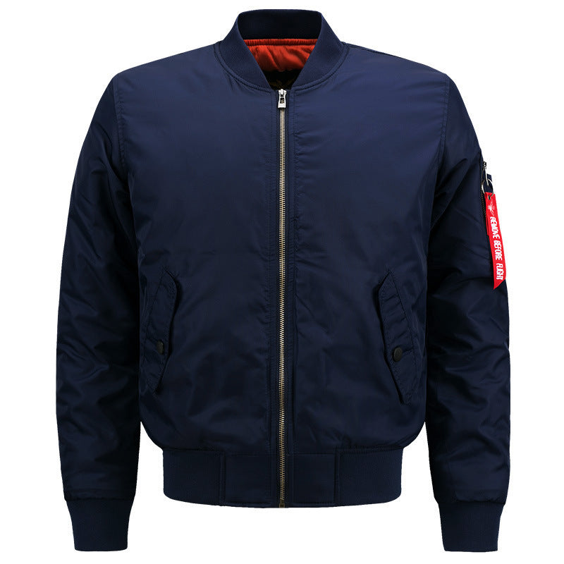 Men's Fashion Bomber Jacket with Functional Zip Pockets Mune Fashion