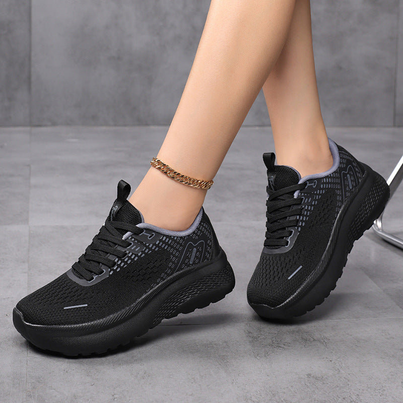Women’s ergonomic comfort sneaker with seamless mesh upper and wedge cushioning Mune Fashion