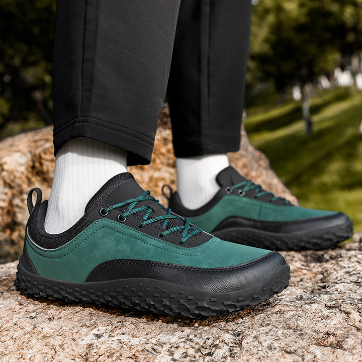 Men's robust urban trekking shoe with rubberized toe cap and grippy multi-terrain outsole Mune Fashion
