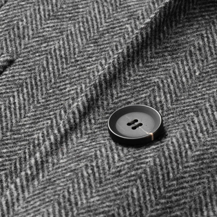 Men's Herringbone-pattern Blazer Drune