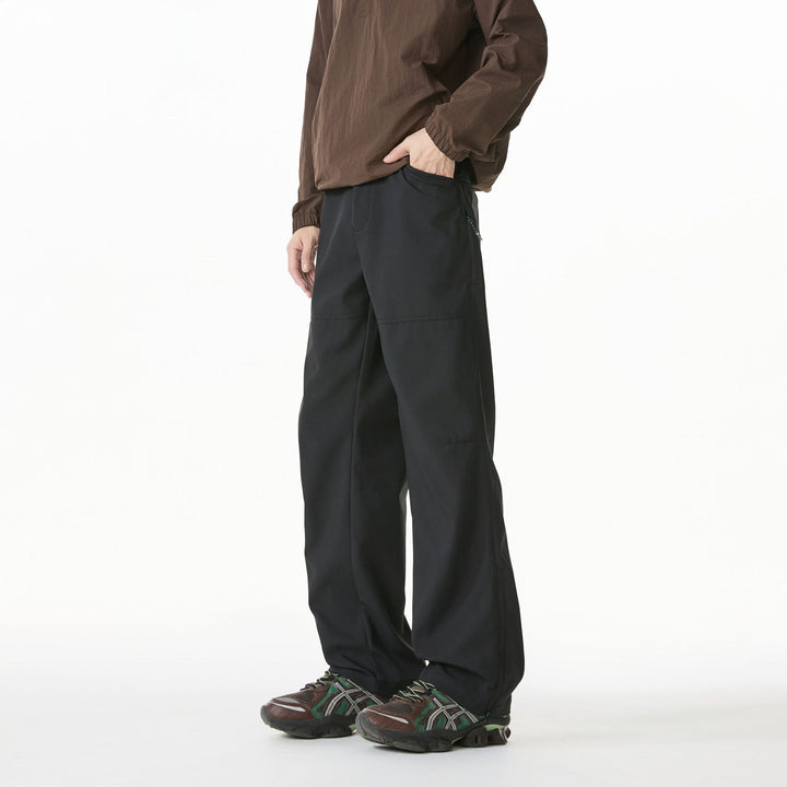 Men's Technical Cargo Pants with Elastic Waistband and Zipper Pockets Mune Fashion