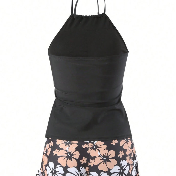 Ladies Sportives Tankini Set with Floral Print Mune Fashion