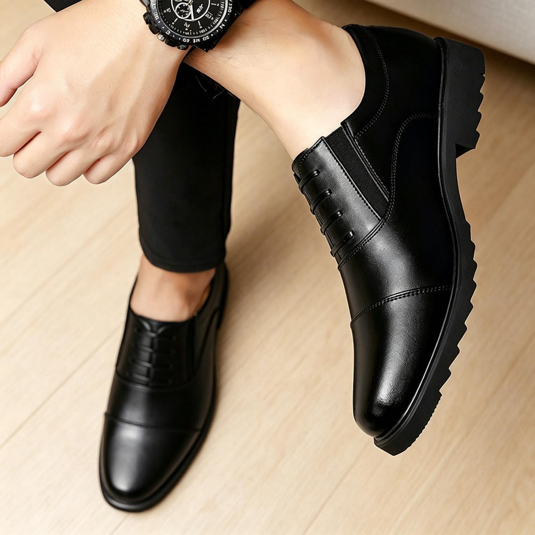 Men's Elegant and Comfortable Leather Shoes Mune Fashion