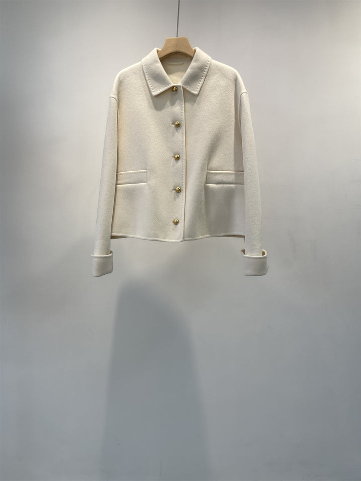 Women's Elegant Wool Blend Jacket Mune Fashion