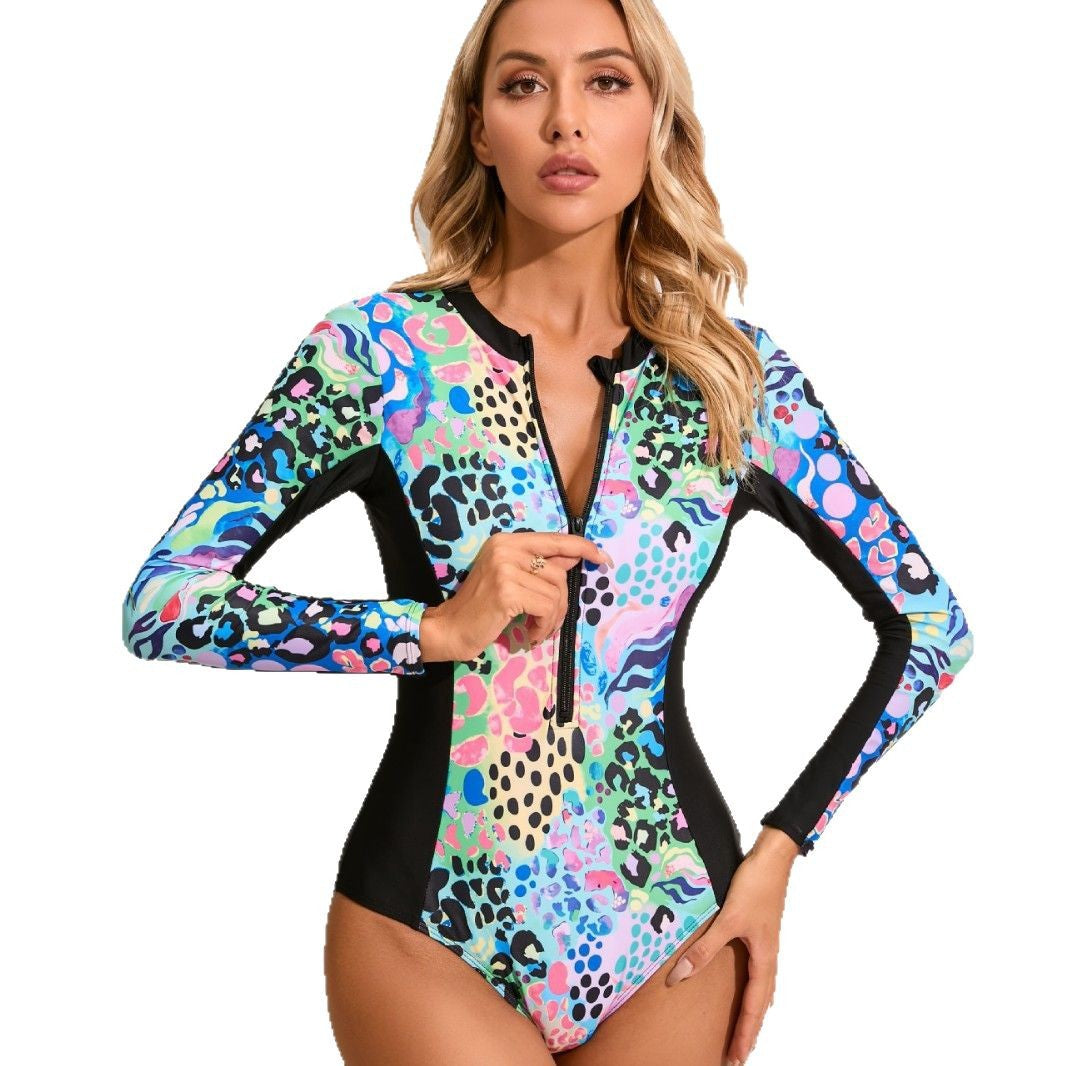 Women's Long Sleeve Swimsuit Mune Fashion