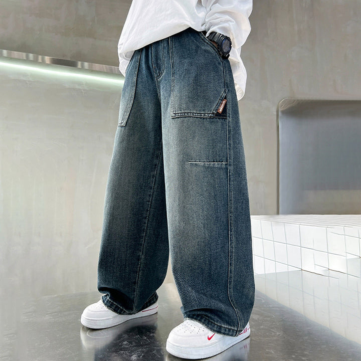 Unisex loose Utility Jeans with deep pockets Mune Fashion