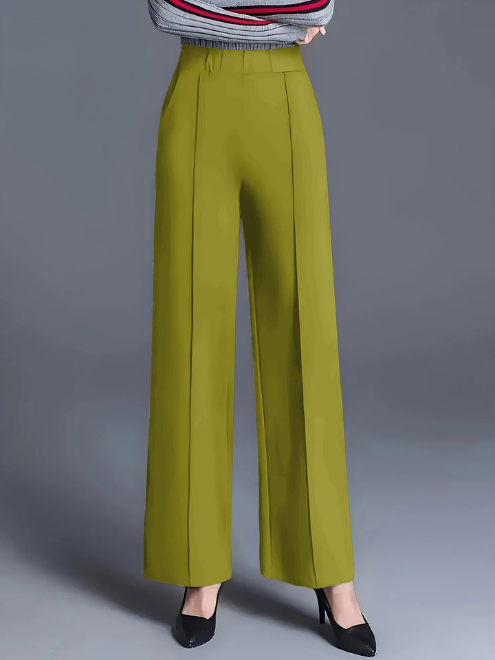 Ladies Elegant High-Waisted Dress Pants Mune Fashion