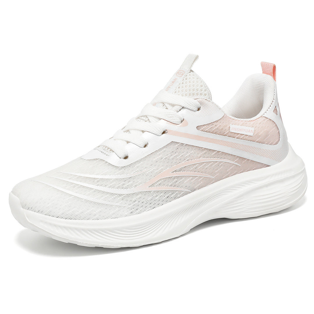 Women’s breathable lightweight running shoe with cushioning wave EVA sole and seamless mesh upper Mune Fashion