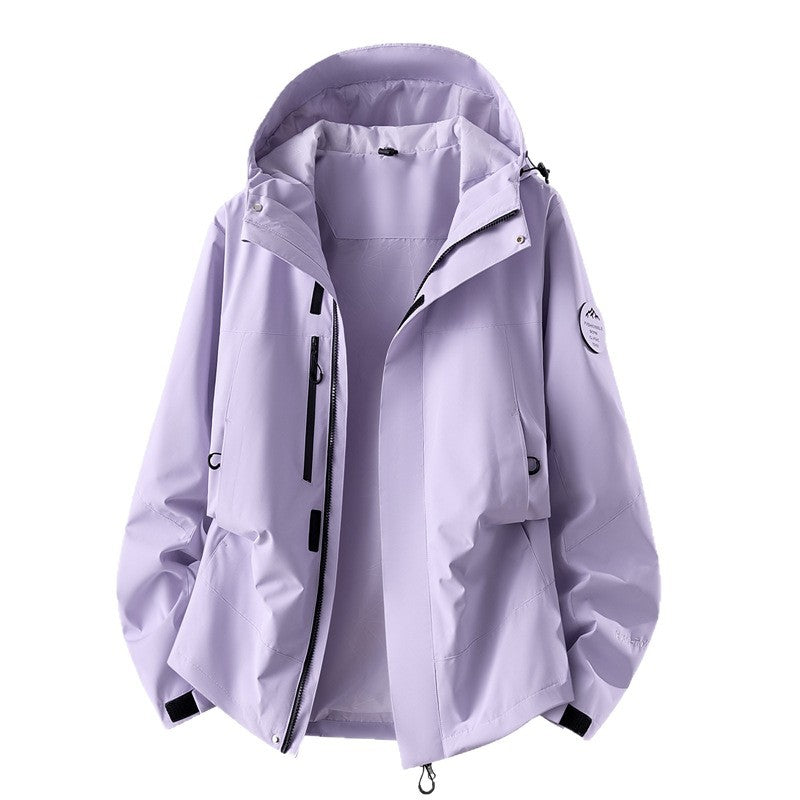 Women's technical three-layer softshell rain jacket with taped seams and multifunctional pockets Mune Fashion